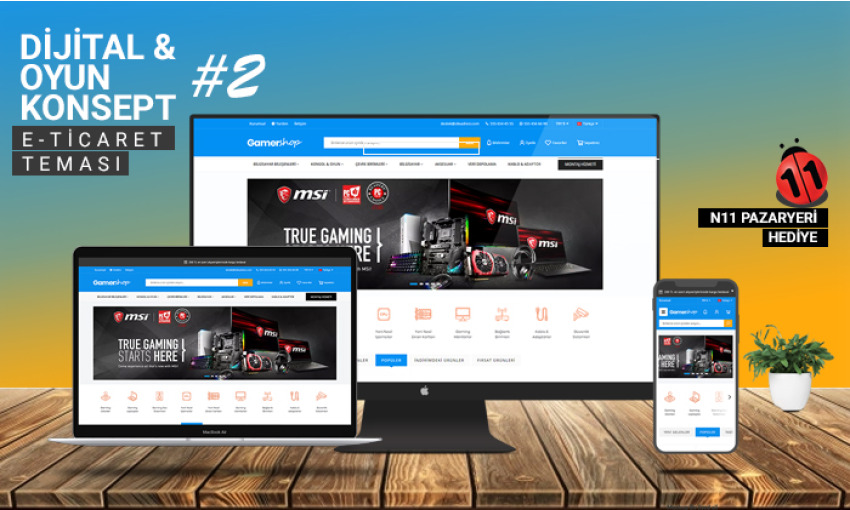 Oyun, Kod ve Dijital Ürün Satışı İçin Gelişmiş E-Ticaret Yazılımı