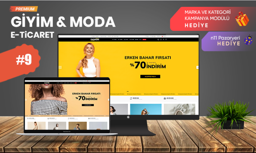 Giyim & Moda E-Ticaret Sistemi – Konsept #9