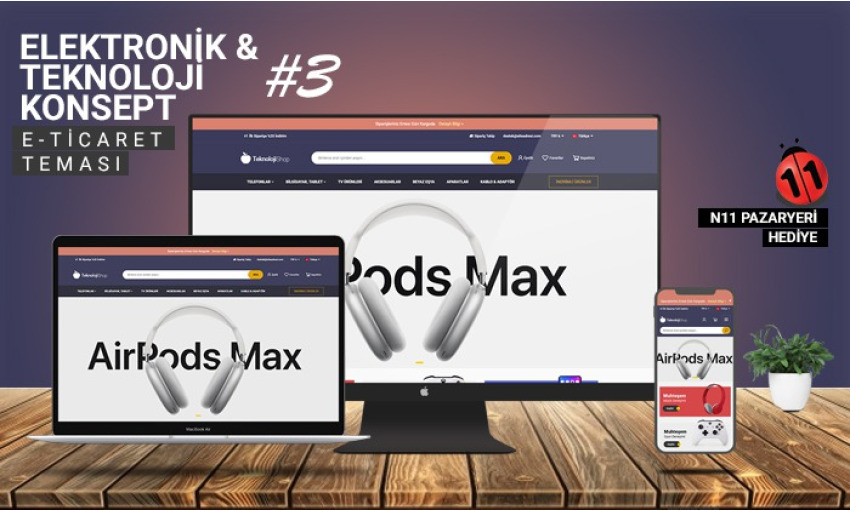 Teknoloji & Elektronik E-Ticaret Yazılımı #3 – Premium Online Satış Sistemi